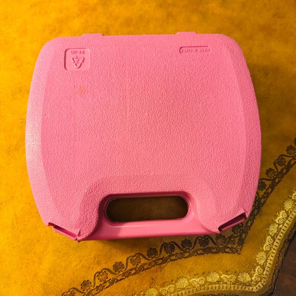 Pink Tool Box Set Travel Handy Convenient Hard Case Storage Box w Handle - Picture 6 of 7